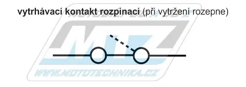 Vypínač/Chcípák vytrhávací rozpínací MTZ