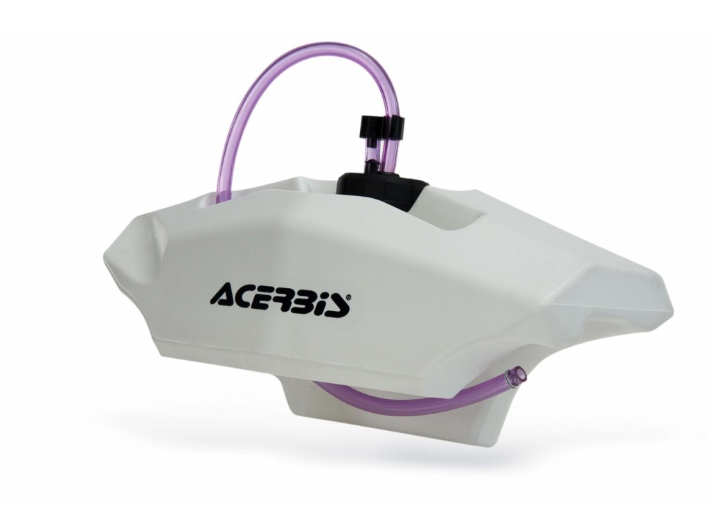 HANDLEBAR FUEL TANKS 2L WHITE Acerbis