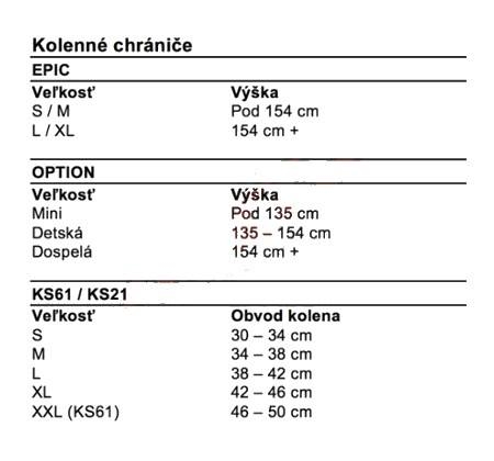 Kolenná bandáž EVS 21 velkosť L