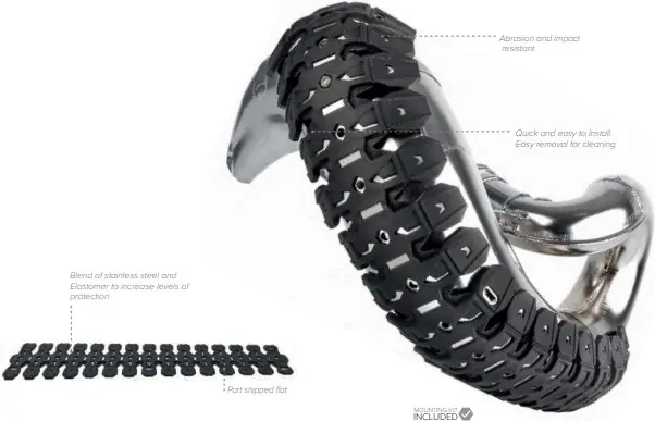 Chránič výfuku Polisport ARMADILLO 2t