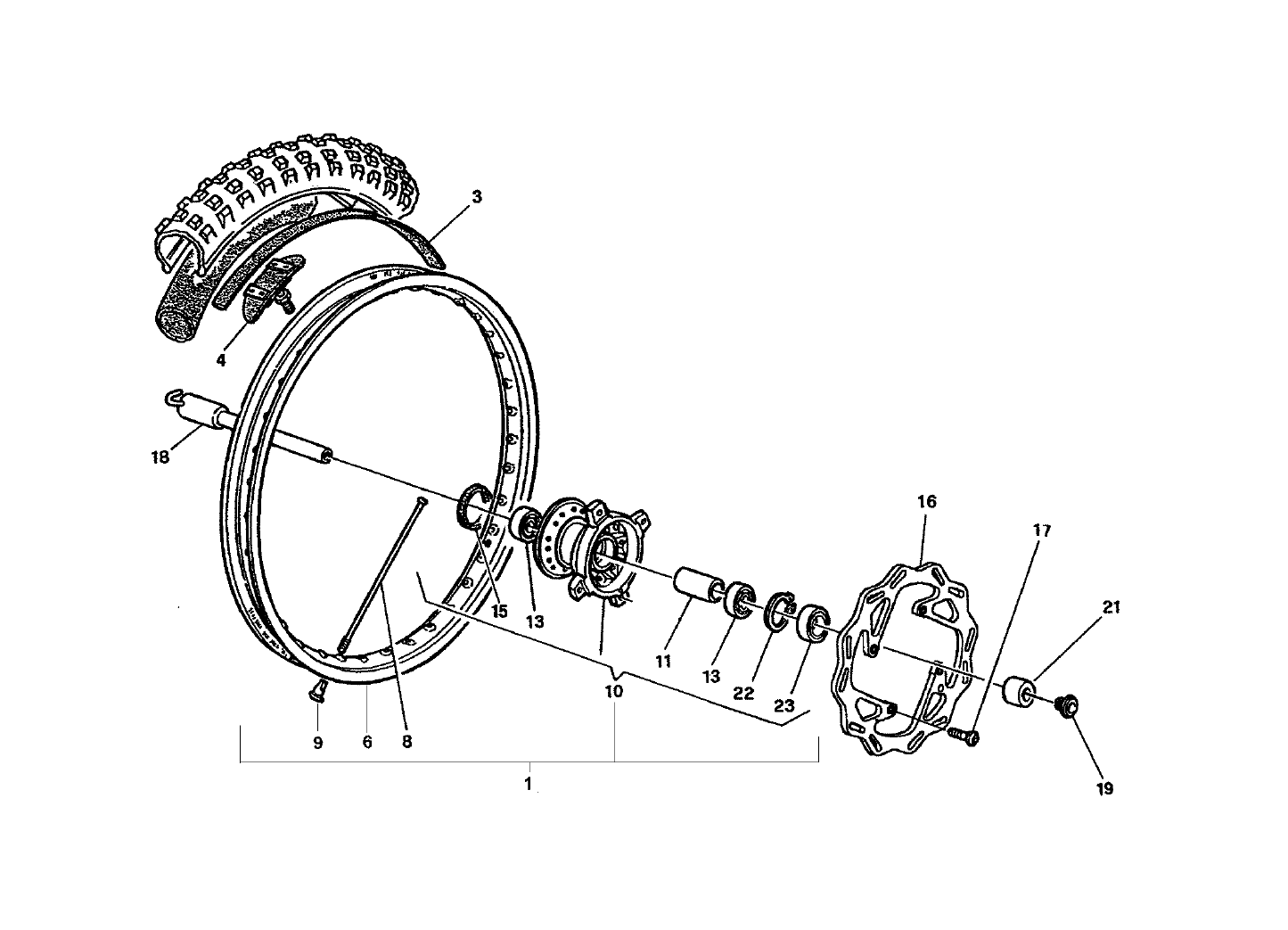 Matica skrutky predného kolesa HUSQVARNA originál diel SCREW M20
