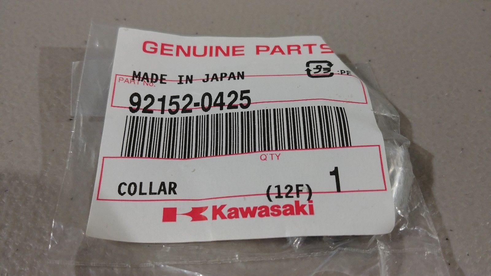 Doraz prepákovania KAWASAKI originál diel