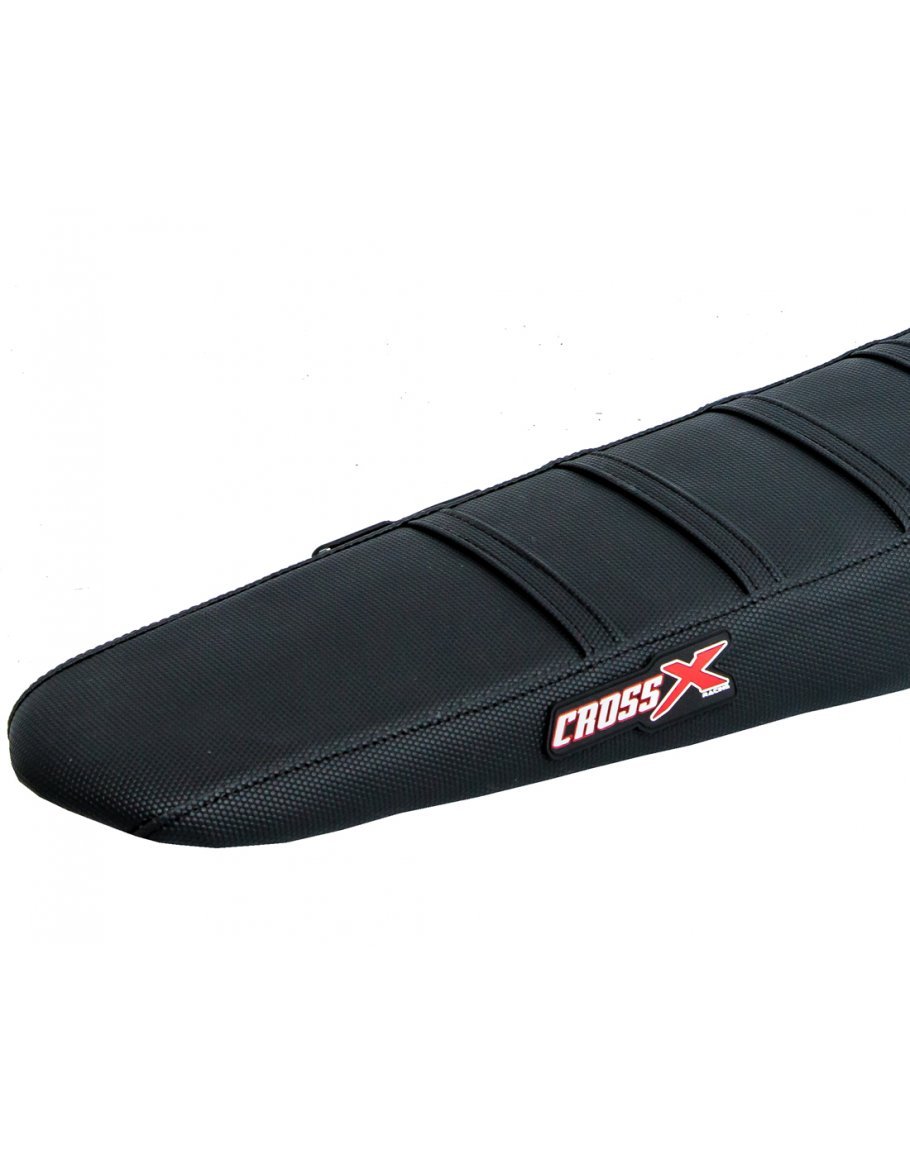 Poťah sedadla CrossX stripes KTM SX/SXF/XCF 11-15, XC-EXC-EXCF 12-16 čierna