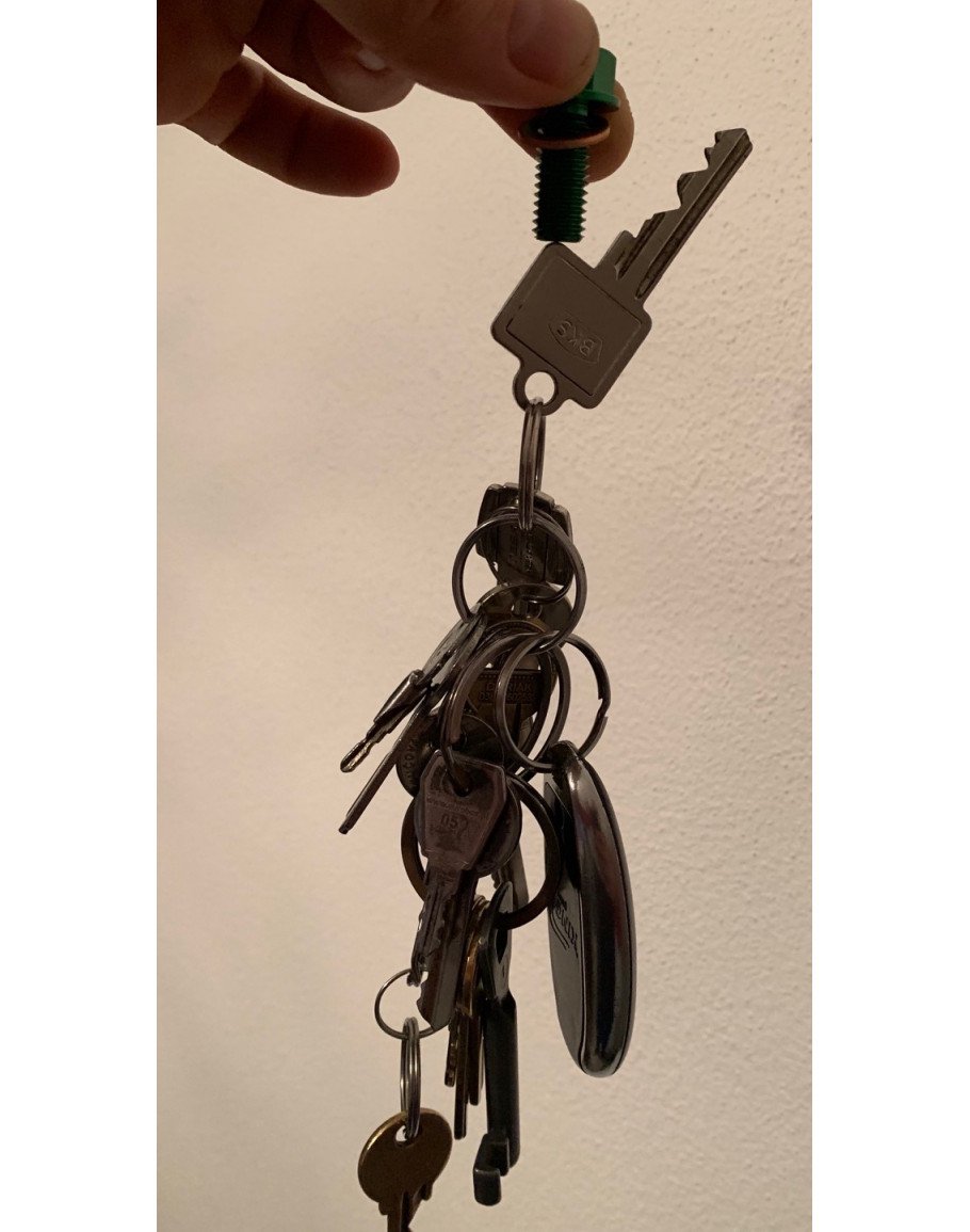 Výpustná skrutka oleja s magnetom KXF 450 zlatá