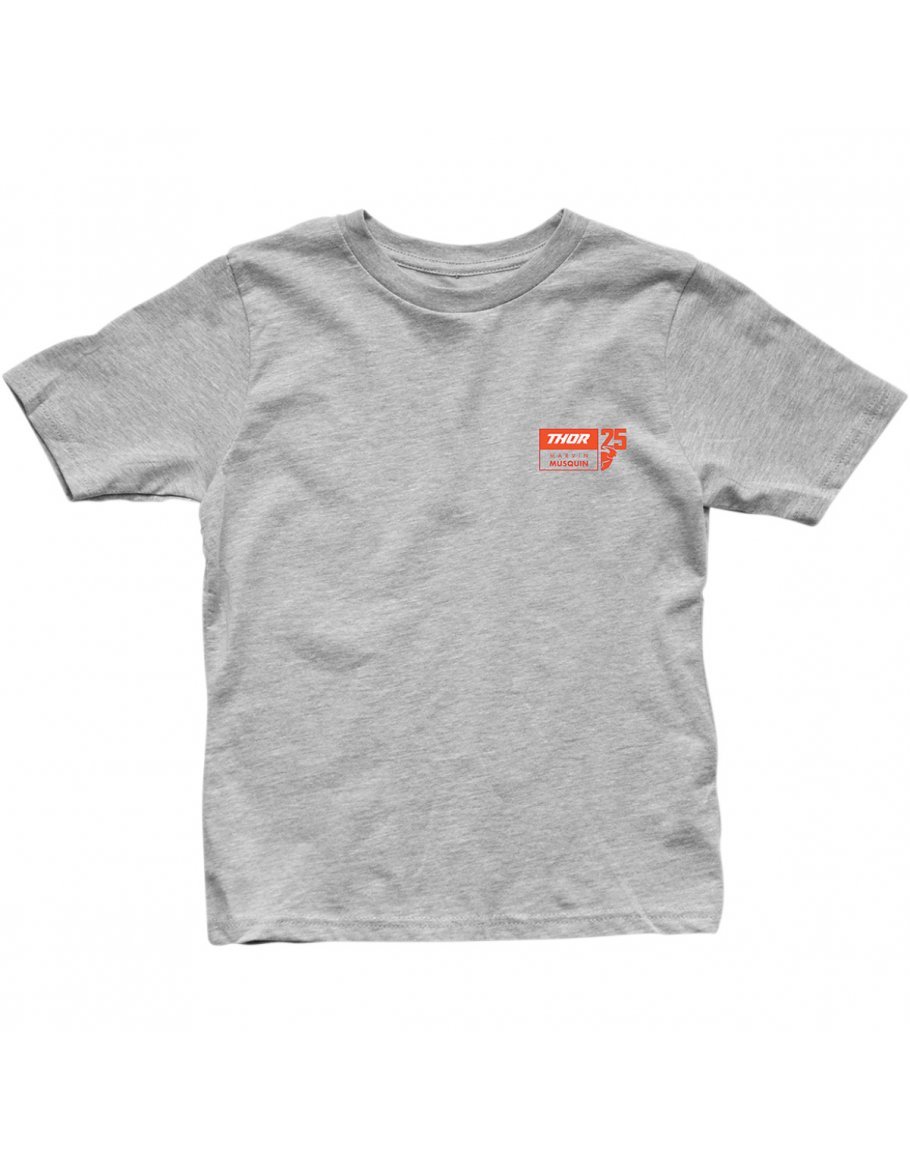Detské tričko Thor S20Y MM25 heather gray veľkosť XS