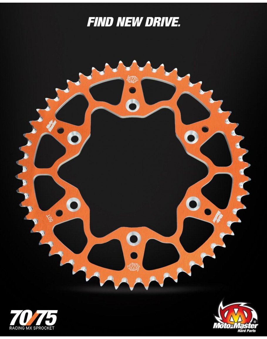 Rozeta KTM/HUSQVARNA Moto-Master dural 70/75 oranžová