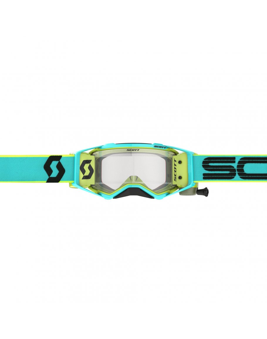 Okuliare Scott Prospect WFS teal blue/yellow s roll-off systémom
