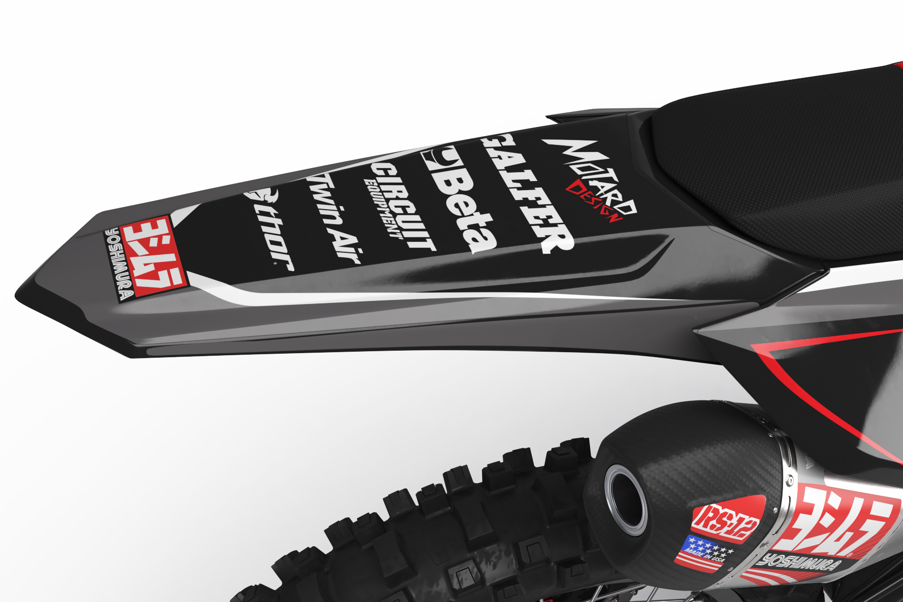 Polepy HONDA GRAPHICS KIT - LIGHTING RED