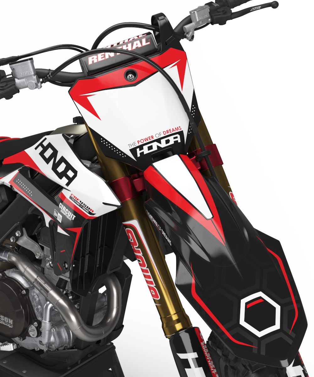 Polepy HONDA GRAPHICS KIT - PROXIMA RED
