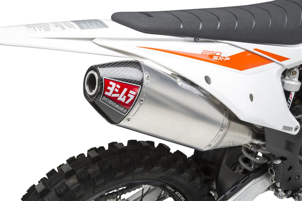Komplet výfuk RS4 - Steel KTM/HUSQ + GAS 250/350 SX-F/FC + Gas Gas 2019 - 2023 RS-4 FS SS/AL/C