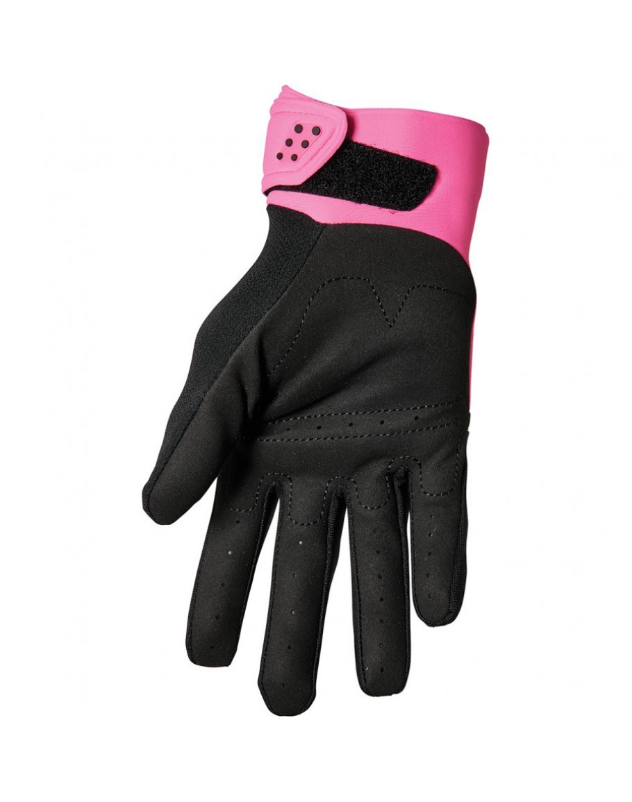 Rukavice Thor Spectrum flo pink/black 2022 dámske