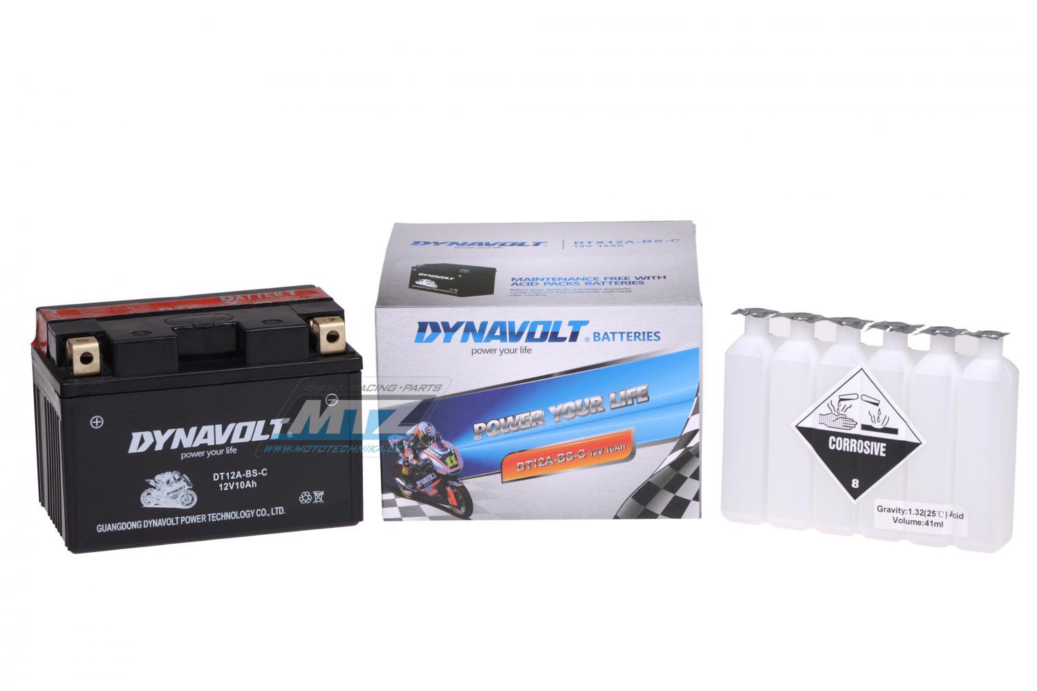 Batéria (akumulátor motocyklový) YT12A-BS (12V-10Ah)