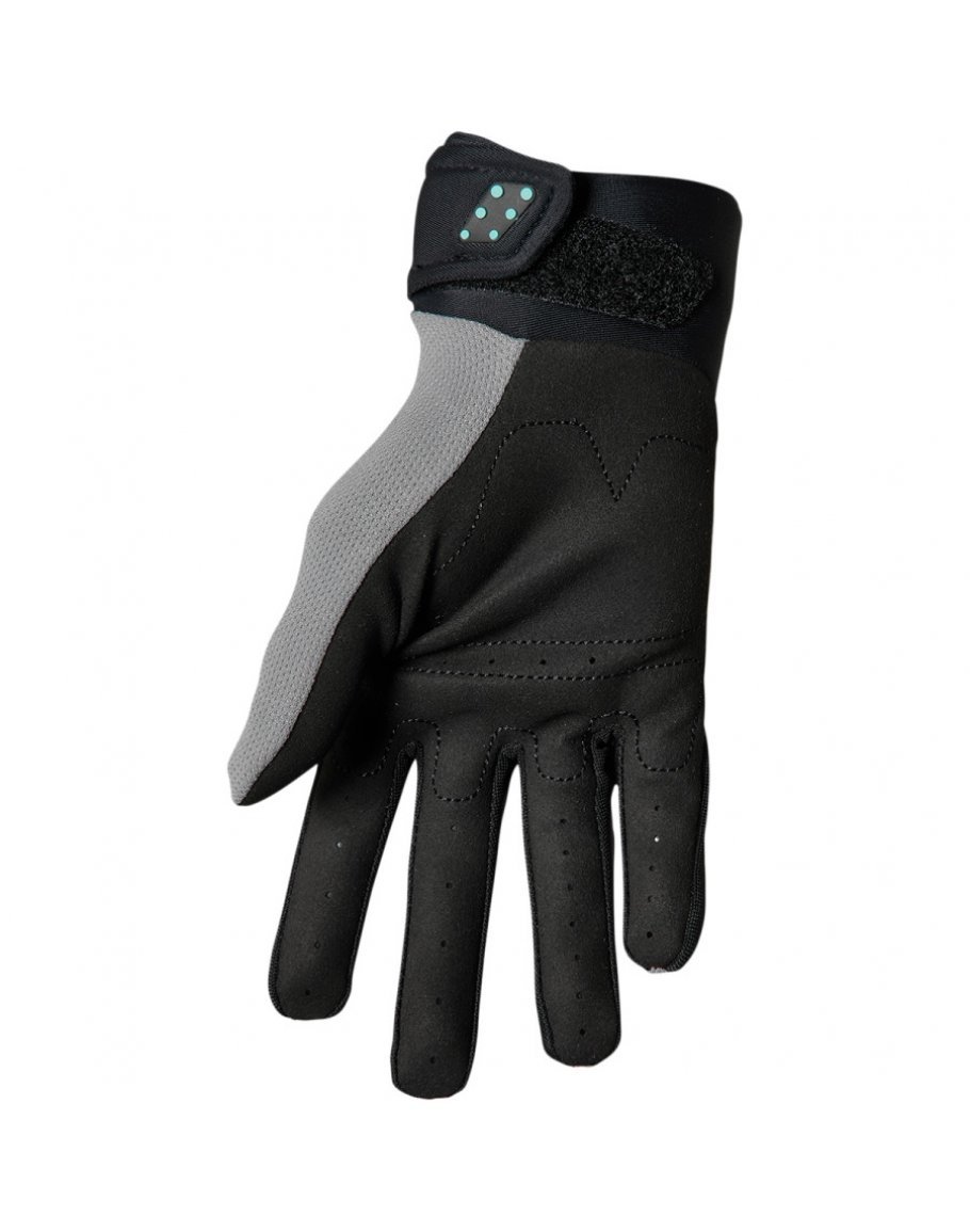 Rukavice Thor Spectrum gray/black/mint 2022