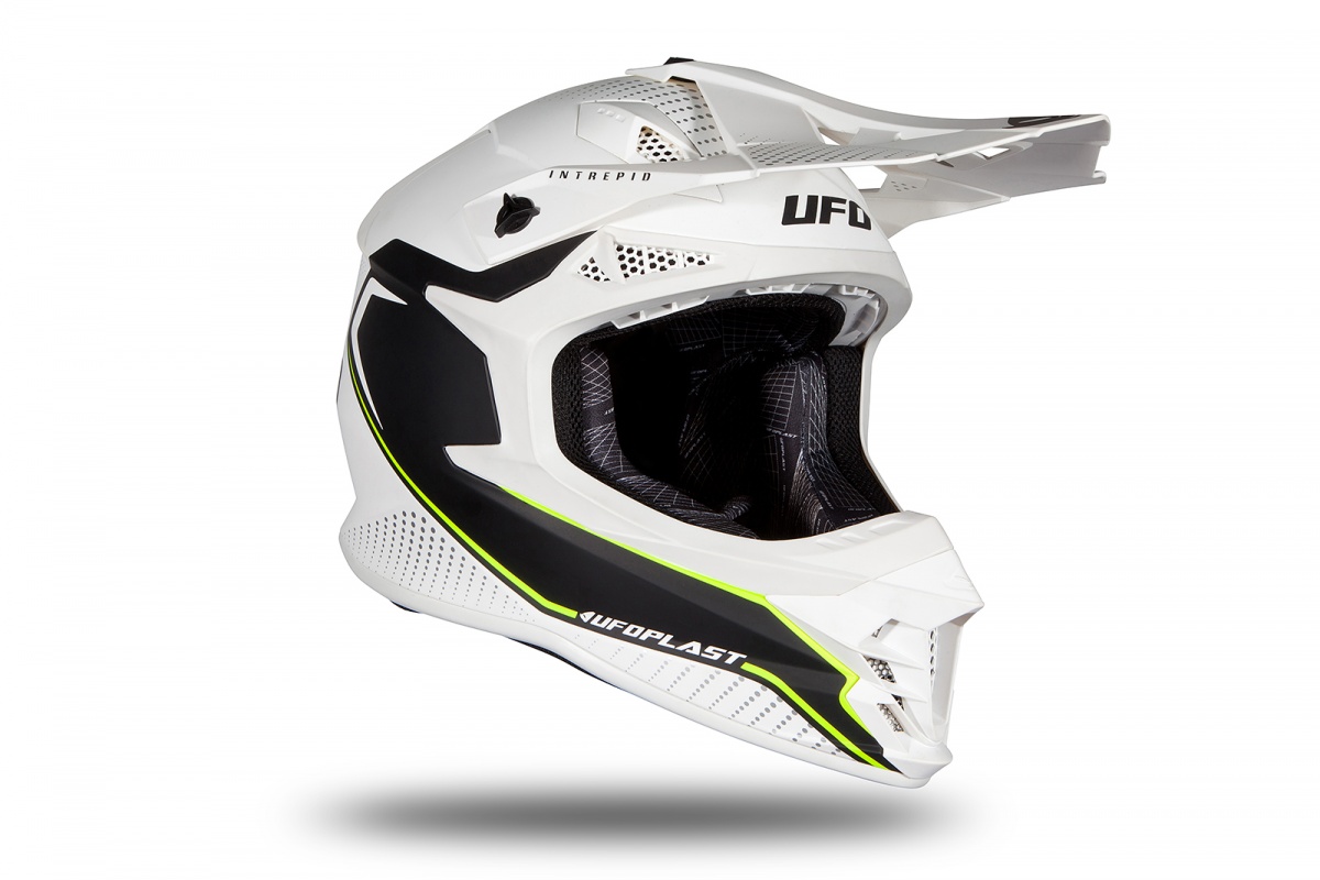 UFO Prilba INTREPID 2023 biela matná