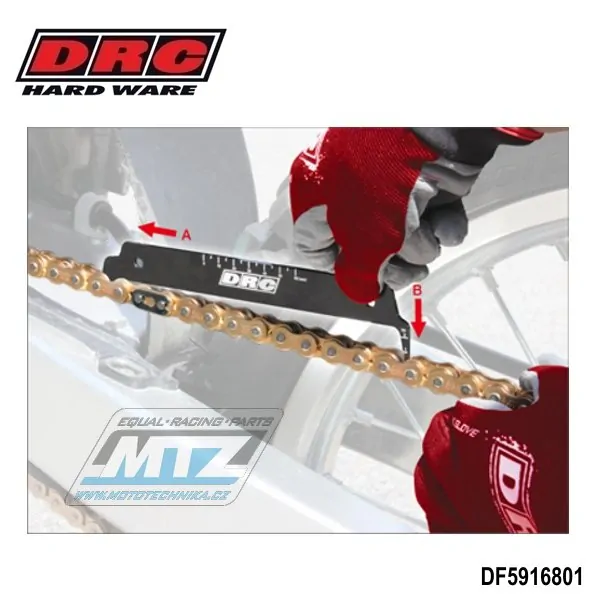 Kaliber/Merka reťaze DRC Chain Checker - DRC D59-16-801 - pre reťaze 420, 428, 520, 525, 530