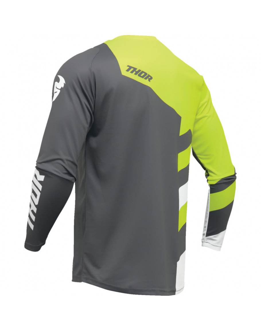 Dres Thor Sector Checker charcoal/acid 2024 detský
