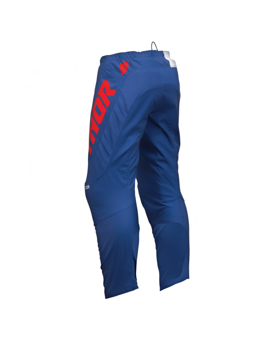 Nohavice Thor Sector Checker navy/red 2024 detské