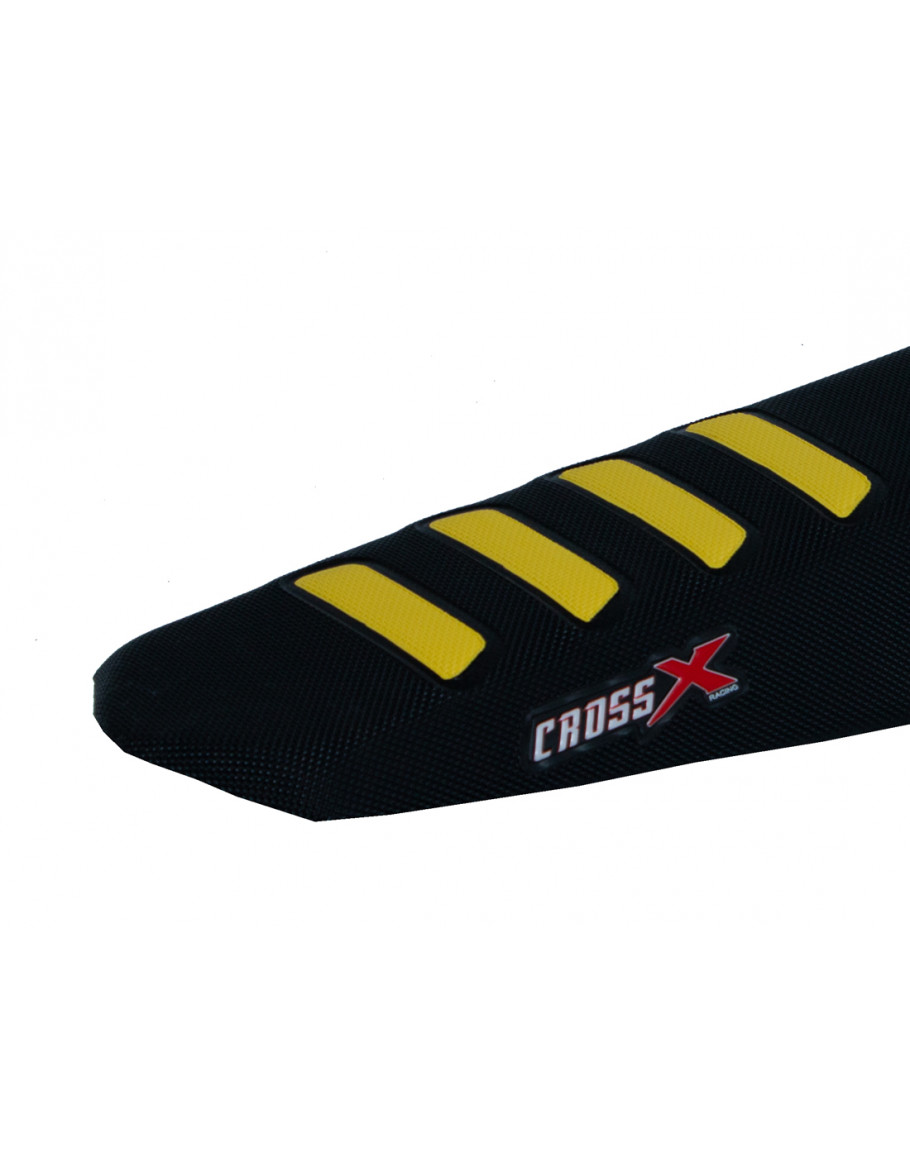 Poťah sedadla CrossX UGS wave Suzuki RMZ 250 2019-2025,RMZ 450 2018-2025 čierno-žltý