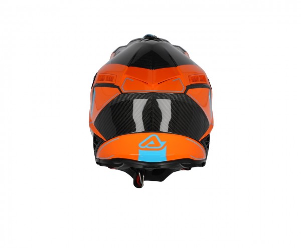 Acerbis HELMET STEEL CARBON H-22-06 - ORANGE/BLACK