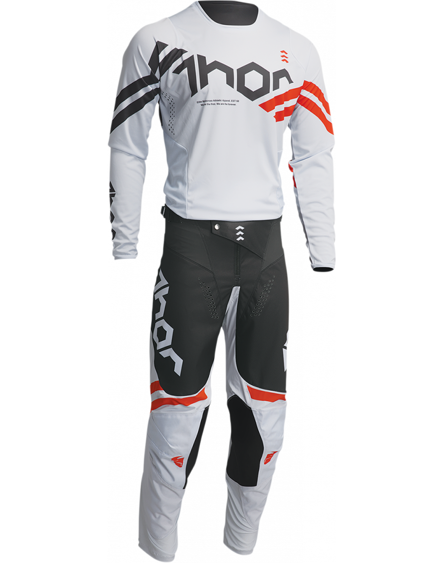 Nohavice Thor Pulse CUBE GREY/ORANGE
