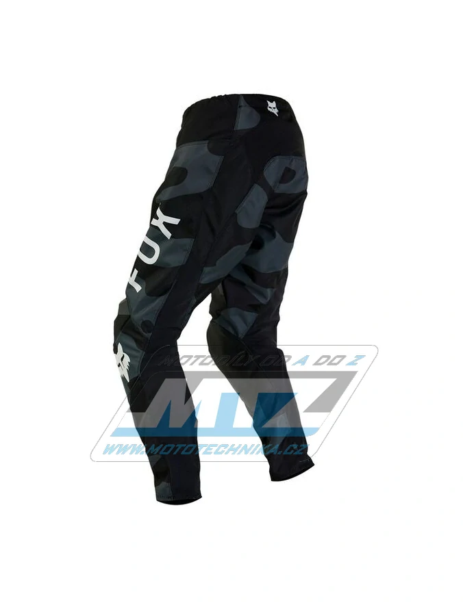 Nohavice motokros FOX 180 Bnker - čierne camo - veľkosť 36