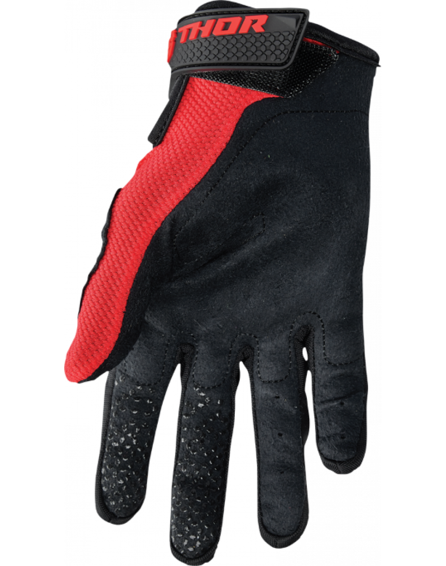 Rukavice Thor Sector red 2023 detské