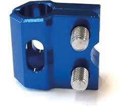 Držiak(svorka) brzdovej hadice Elisium HONDA/YAMAHA modrá