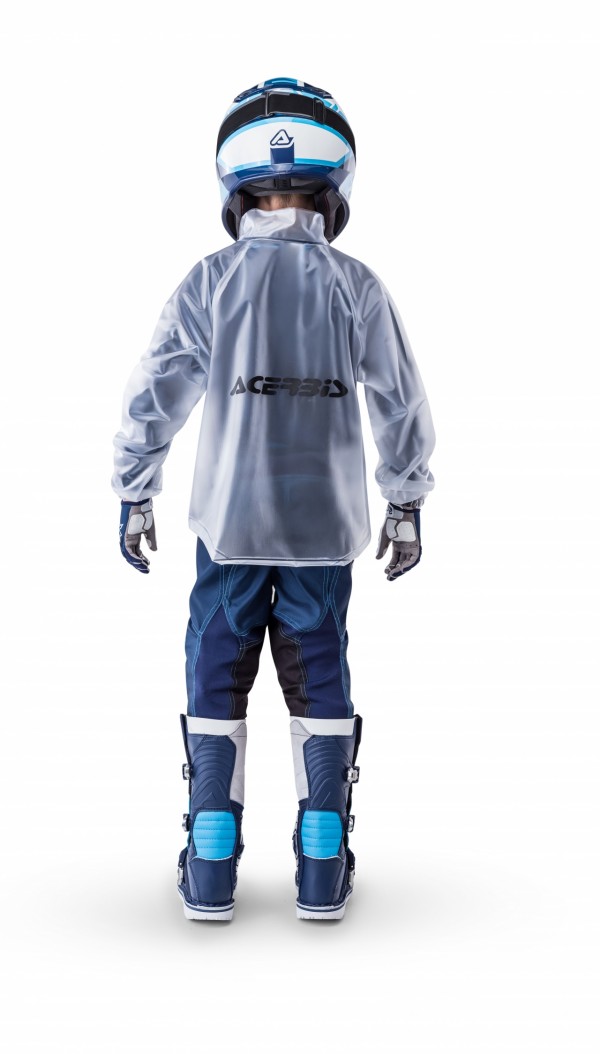 Pláštenka/Pršiplášť Acerbis TRASPARENT RAIN JACKET 3.0 - KID - CLEAR detský