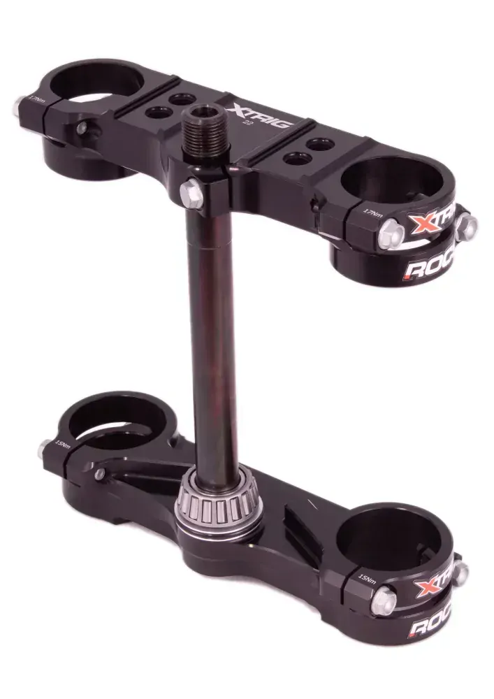 Držiaky tlmičov Xtrig ROCS Tech KTM SX50 + Husqvarna TC50 +Gas Gas MC50 2024 čierne