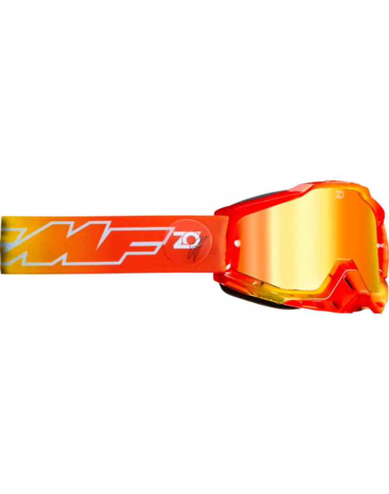 Okuliare 100% FMF POWERBOMB OSBRN so zrkadlovým sklom