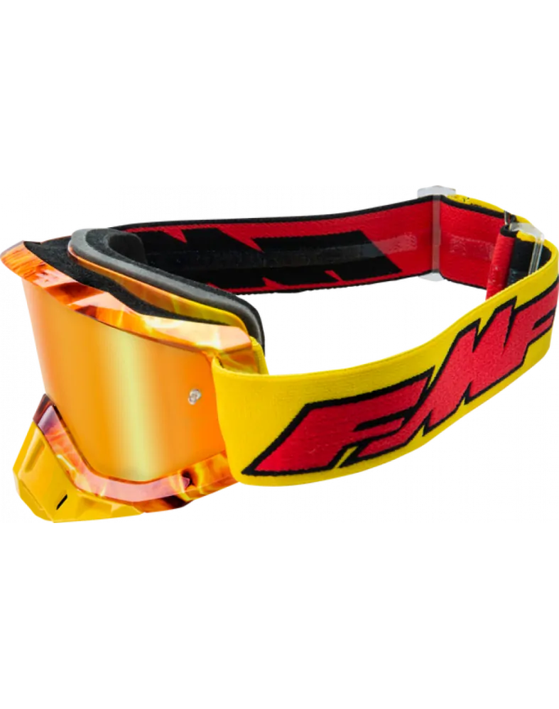 Okuliare 100% FMF POWERBOMB Spark so zrkadlovým sklom