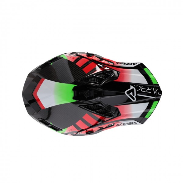 Acerbis Prilba STEEL CARBON 2024 22-06 - GREEN/RED