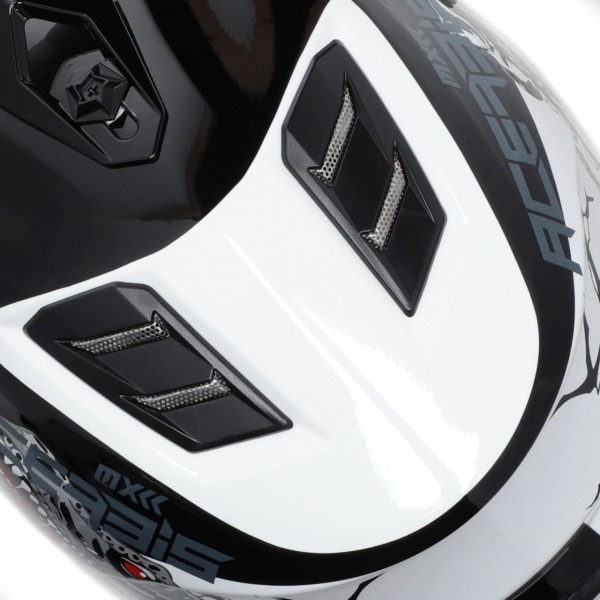 Prilba detská PROFILE JUNIOR HELMET 22-10 - WHITE/BLACK
