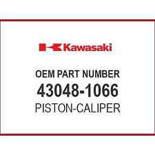 Piestik strmena zadnej Brzdy Kawasaki KX250+KX450 + 300+Versys+w800+ninja 430481066 KX250-N1, Kawasaki OEM PARTS