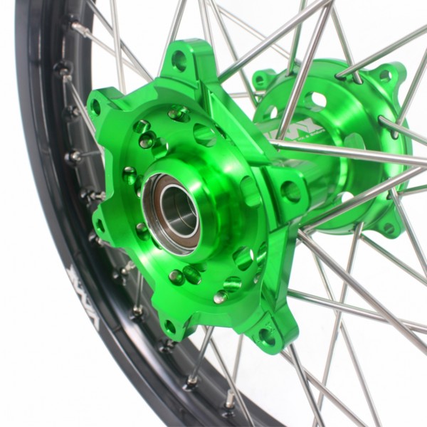 Sada kolies VMX 21/19 pre terénne motocykle, vhodné pre KAWASAKI KX250F KX450F 2006-2025, zelený náboj