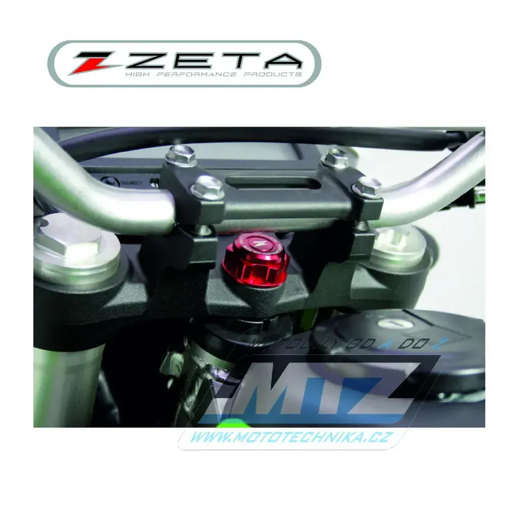 Viečko krku riadenia - ZETA ZE58-4133 - červené