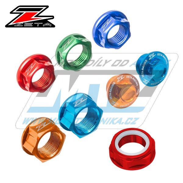 Matica osi zadného kolesa ZETA ZE93-8022 - Honda CRF250L / 13-20 + CRF300L / 21-26 + CRF250 Rally+CRF300 Rally + CRF150R / 07-26 + CRF150F+CRF230F+CRM250 + XR250+XR650L - červená