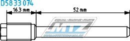 Sada nerezových čapov brzdiče Nissin (2 ks) - Yamaha YZF + WRF + Suzuki RMZ + Kawasaki KLX