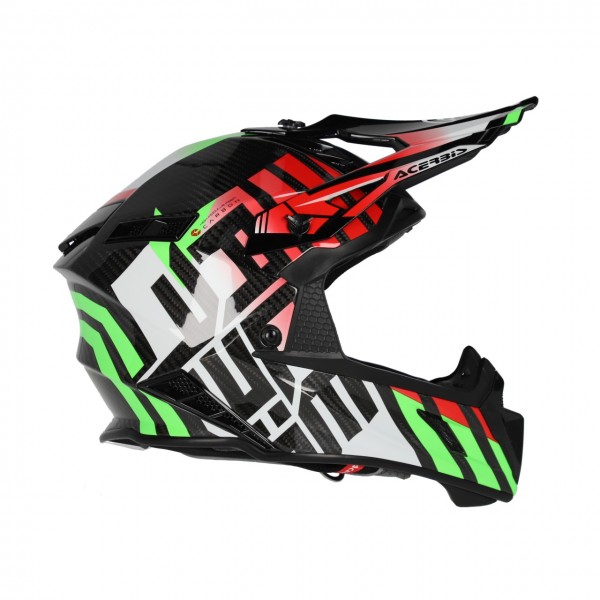 Acerbis Prilba STEEL CARBON 2024 22-06 - GREEN/RED