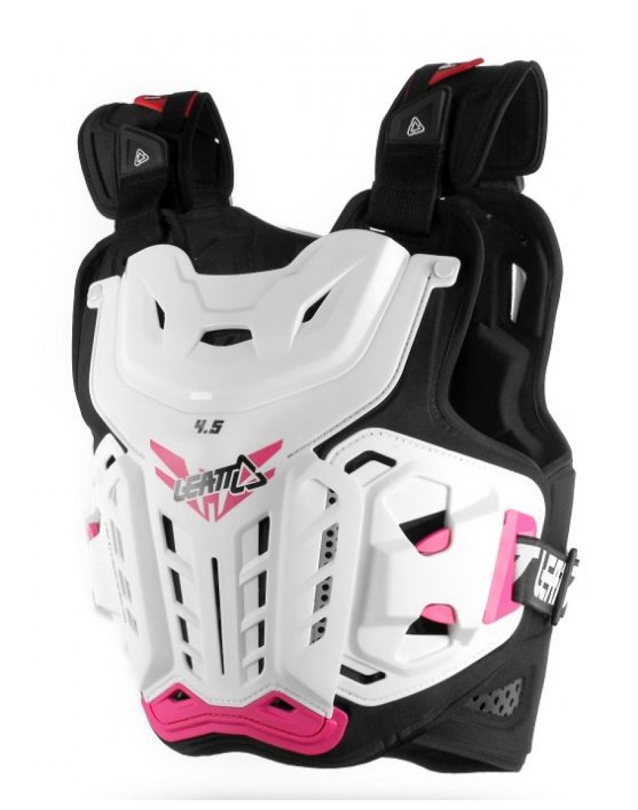 Chránič hrude Leatt 4.5 Jacki white/black