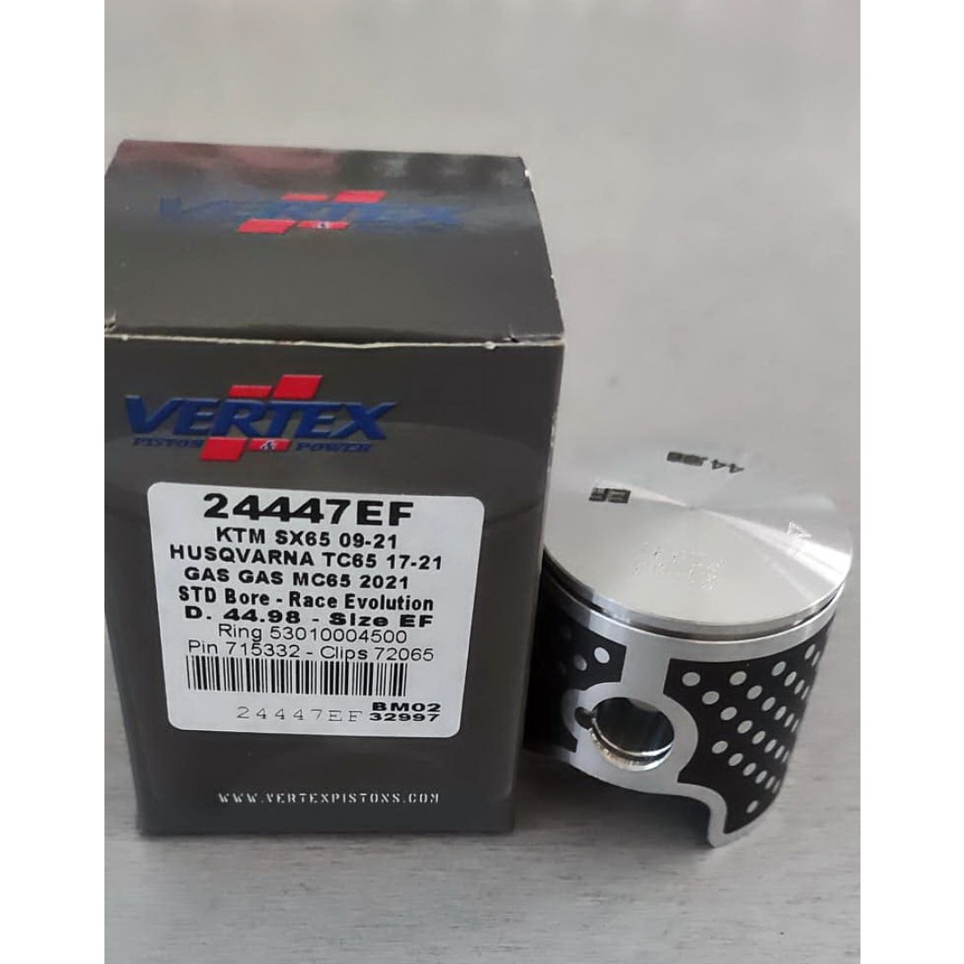 Piestna sada KTM 65SX / 09-26 + Husqvarna TC65 / 17-26 + Gas Gas MC65 / 21-26 (závodný variant Race Evolution - Vertex 24447EF)