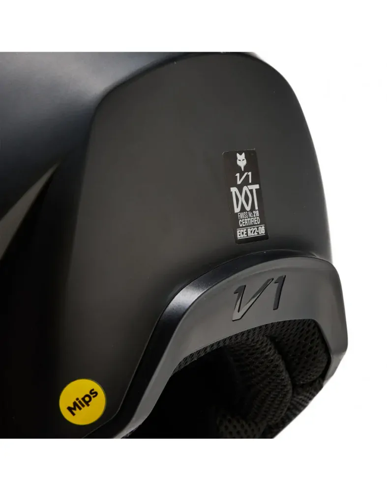 Prilba FOX V1 Solid matte black 2024