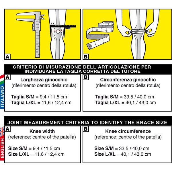 Chrániče kolien (kolenné ortézy) Ufo Knee-Brace (veľkosť L/XL / 1 pár / bieločierne)