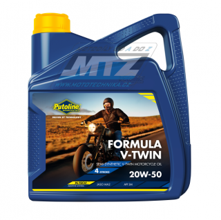 Olej motorový motocyklový Putoline Formula V-Twin 20W / 50 (balenie 4L)
