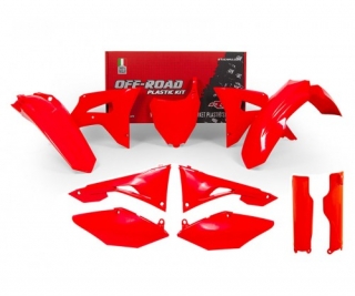 Sada plastov CRF 450 2017-2020, CRF 250 2021 neon červená